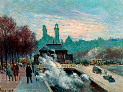El Trocadero, París, 1917 de Maximilien Luce